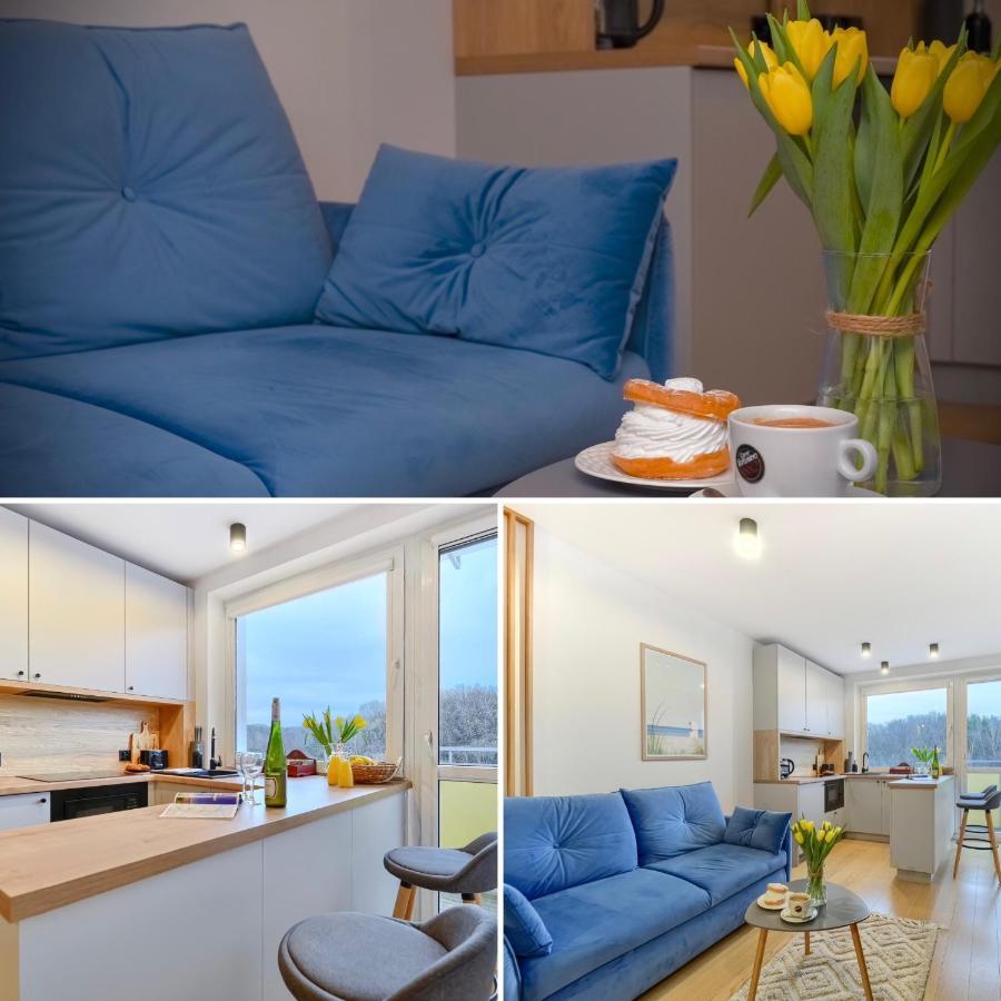 Apartament 4 Pory Roku Przy Plazy Z Widokiem Na Morze กดิเนีย ภายนอก รูปภาพ