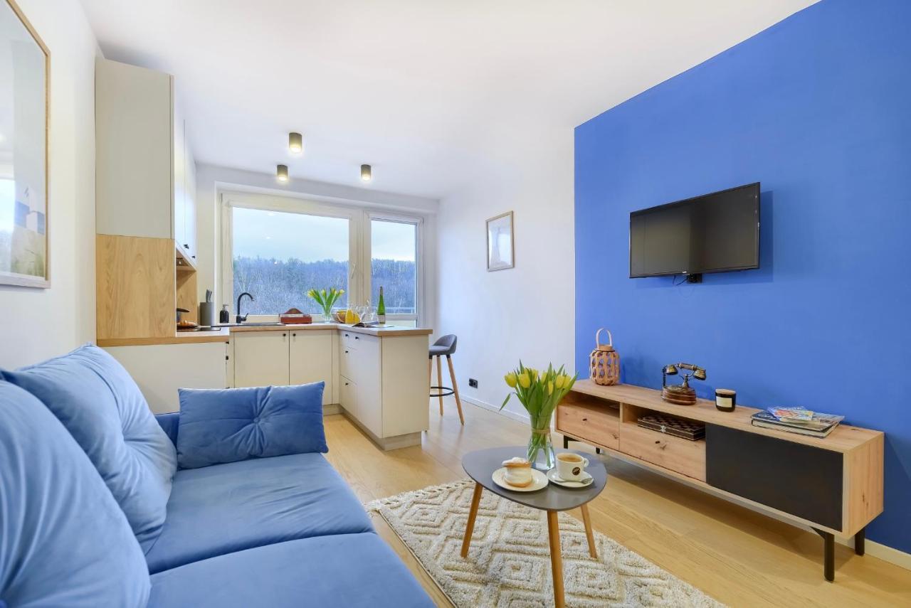 Apartament 4 Pory Roku Przy Plazy Z Widokiem Na Morze กดิเนีย ภายนอก รูปภาพ